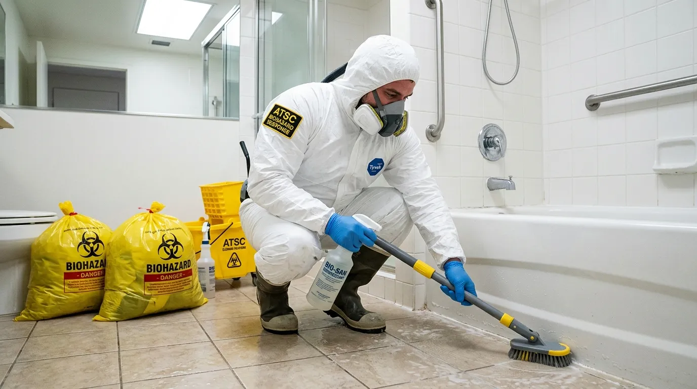 Decontamination equipment deployed for Blood Cleanup in Mineola